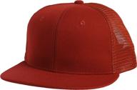 🧢 decky classic 6-panel flat brim trucker hat logo