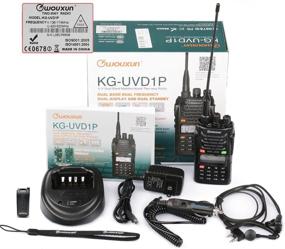 img 1 attached to 📻 Black Wouxun KG-UVD1P VHF/UHF Dual Band Two Way Radio