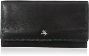 img 4 attached to 👛 Visconti Spectrum 36 Women's Spacious Soft Leather Checkbook Wallet Purse - 7" x 4" x 1