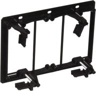 🔌 monoprice 107015 low voltage triple-gang mounting bracket (discontinued) in black logo