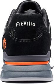 img 1 attached to 👟 FitVille Extra Wide Walking Shoes for Men with Wide Width - Sneakers for Flat Feet, Plantar Fasciitis, Arch Support, and Heel Pain Relief - Rebound Core Technology