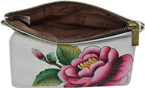 img 3 attached to 👜 Anna Anuschka Painted Wristlet Organizer Women's Handbags & Wallets - Stylish and Functional Accessories for Fashionable Women