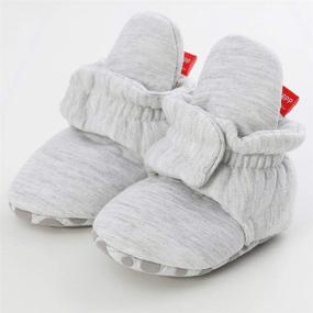 img 2 attached to 👶 LAFEGEN Baby Booties: Soft Lining, Non-Slip Gripper, Newborn Infant Slipper Socks