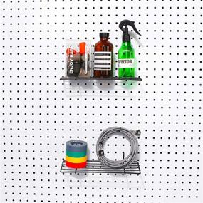 img 1 attached to 🔌 Versatile Pegboard Hooks Board for All Your Needs