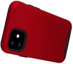 img 1 attached to 📱 Nimbus9 iPhone 11 (6.1") Military Spec Cover: Ultimate Drop Protection - Cirrus 2 Case in Crimson, Explained!