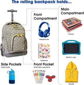 img 2 attached to Discover the Innovative World New York Lollipop Backpack: Your Ultimate Travel Companion