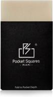 👔 miami presidential white pocket squares - men's accessories and handkerchiefs logo