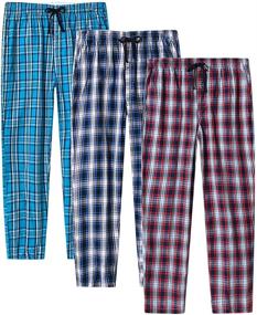 img 4 attached to 👖 MoFiz Men's Pajama Bottoms - Sleepwear & Loungewear for Men's Clothing