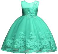 girls sequin lace wedding 👗 party flower dress for ages 1-12 years logo