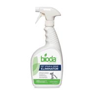 🐾 bioda commercial strength enzymatic stain & odor eliminator for pets – powerful usa made carpet spot cleaner, removes dog and cat urine with industrial-grade formula – 32oz sprayer logo