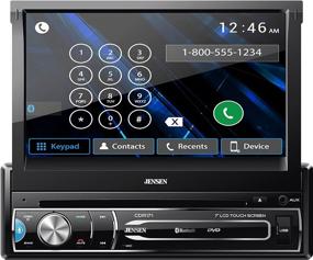 img 2 attached to Jensen CDR171 7-inch LED Media Touch Screen Single Din Car Stereo with CD & DVD Player, Bluetooth, USB Input, and More!