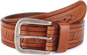 img 2 attached to 👜 Italian Leather Men's Accessories and Belts with a Casual Classic Design