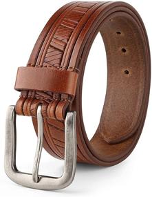 img 3 attached to 👜 Italian Leather Men's Accessories and Belts with a Casual Classic Design