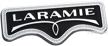 embroom laramie nameplate tailgate replacement logo