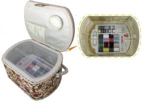 img 2 attached to 🧵 Michley Sewing Basket: Complete 41-Piece Sewing Kit