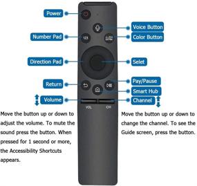 img 3 attached to 📺 AZMKIMI BN59-01266A Войс Ремонт-пульт Замена для Samsung 4K Умного ТВ - Получите Точное Управление