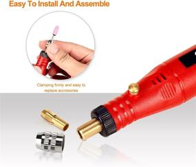 img 1 attached to ⚡ SPTA AC110 230V Electric Engraving Polishing Kit: Precise Engraving and Polishing at Your Fingertips