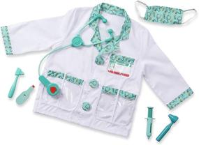 img 4 attached to 👩 Melissa & Doug Doctor Dress-Up Costume