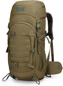 img 4 attached to Mardingtop Internal Backpacks M6312 Army Green 75L Outdoor Recreation