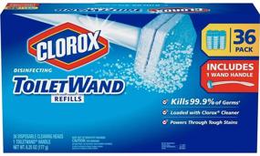 img 1 attached to 🧻 Clorox Toiletwand Refills + Wand Model 30814 - 36 Count: Convenient and Hygienic Toilet Cleaning Solution