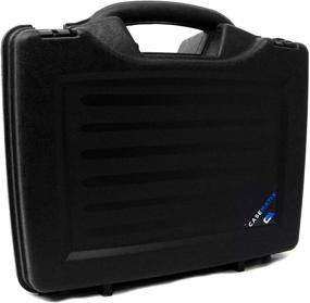 img 2 attached to 🎤 CASEMATIX Cardioid Dynamic and Vocal Microphone Hard Case - Compatible with Shure SM58, SM57, Beta 58A and More - Customizable Foam for 6 Mics