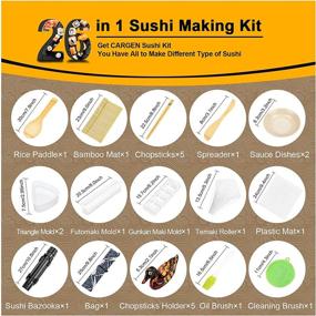 img 3 attached to CARGEN DIY Набор для приготовления суши Sushi Maker Mat