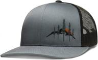 larix trucker hat in wild sunrise: enhancing your style with nature's beauty логотип