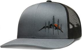 img 4 attached to LARIX Trucker Hat in Wild Sunrise: Enhancing Your Style with Nature's Beauty