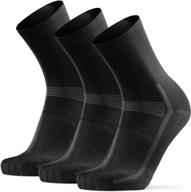 🚴 danish endurance cycling socks 3 pack | men & women, regular ankle crew | breathable bike socks for road biking, mtb логотип