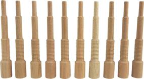img 2 attached to 🔩 Miller Dowel O12D11-40 Pack of 40, Stepped Oak Dowels, 1/4 inch Diameter, Ideal for Stock up to 1 inch Thickness