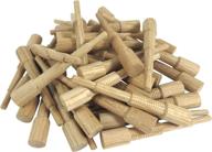 🔩 miller dowel o12d11-40 pack of 40, stepped oak dowels, 1/4 inch diameter, ideal for stock up to 1 inch thickness logo