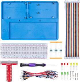 img 2 attached to 🔌 SunFounder Raspberry Pi RAB Holder Breadboard Kit with 830 Points – Solderless Circuit Board &amp; Raspberry Pi Holder for Arduino R3, Mega 2560 + Raspberry Pi 4B, 3B+, 3 Model B, 2 Model B, 1 Model B+