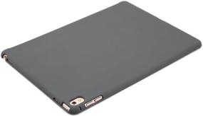 img 2 attached to 📱 Optimized 9.7 Inch iPad Pro Back Case - Charcoal Gray Companion Cover with Perfect compatibility for Smart Keyboard.