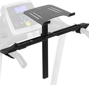 img 4 attached to 🏃 Adjustable Ergonomic Notebook Mount Stand for Treadmills - VIVO Universal Laptop Treadmill Desk, Stand-TDML1