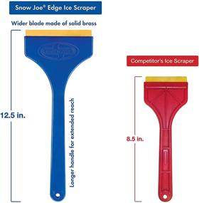 img 3 attached to ❄️ Snow Joe SJEG01 Ice Scraper with Durable Brass Blade - Experience Efficient Snow Removal!