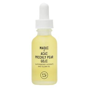 img 4 attached to 🌟 Youth To The People Superberry Hydrate + Glow Facial Oil - Fast-Absorbing Vegan Oil with Acai, Maqui, Prickly Pear + Goji for Skin Glow, Softening Fine Lines + Wrinkles - Clean Beauty (1oz)