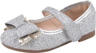 pesmes toddler glitter sparkly banquet girls' shoes logo