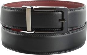 img 2 attached to Men's Designer Leather Belts - Latest Release