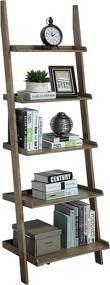 img 3 attached to Convenience Concepts 8043391DFTW Bookshelf Driftwood