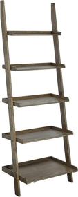 img 4 attached to Convenience Concepts 8043391DFTW Bookshelf Driftwood