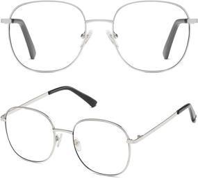 img 3 attached to Stylish SOJOS Blue Light Blocking Glasses for Women: AURORA SJ1137