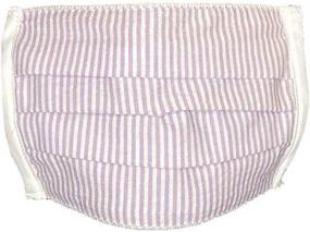img 2 attached to 🌺 GCK Cotton Cloth Face Covering with Striped Floral Pattern | Washable & Reusable | Pollution & Dust Shield