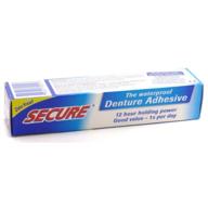 reliable denture bonding cream for optimal security - 2 count logo
