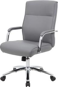 img 1 attached to Boss Office Products B696C GY Executive Furniture