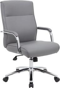 img 4 attached to Boss Office Products B696C GY Executive Furniture