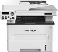 🖨️ pantum m7102dn: high-performance multifunction laser printer with copier, scanner, and automatic two-sided printing - black & white. wired network and usb 2.0 connectivity. logo