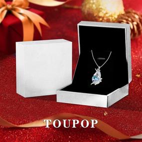 img 1 attached to 925 Sterling Silver TOUPOP Horse/Giraffe/Unicorn Cute Animal Pendant Necklace with Crystal Fashion Jewelry, Perfect Gifts for Women, Teen Girls, Friends - Birthday, Christmas