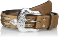 💎 nocona diamond concho multi stitch medium: a high-quality western accessory for versatile styling logo