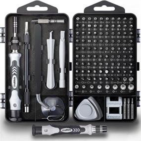 img 4 attached to Ultimate 122-in-1 Computer Repair Kit & Precision Screwdriver Set - Fix iPhone, Xbox, MacBook, Tablet, PS4 | With 101 Magnetic Bits & 21 Pro PC Repair Tools
