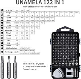 img 3 attached to Ultimate 122-in-1 Computer Repair Kit & Precision Screwdriver Set - Fix iPhone, Xbox, MacBook, Tablet, PS4 | With 101 Magnetic Bits & 21 Pro PC Repair Tools